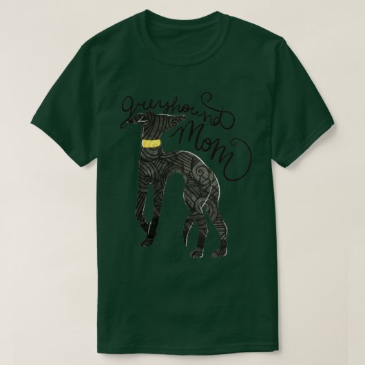 T-shirt Greyhound Maman1 (Design devant)