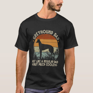 T-shirt Greyhound Papa Comme Un Père Régulier Mais Glacièr