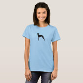 T-shirt Greyhound Silhouette (Devant entier)