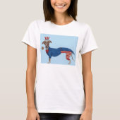 T-shirt Greyhound Uncle Sam (Devant)