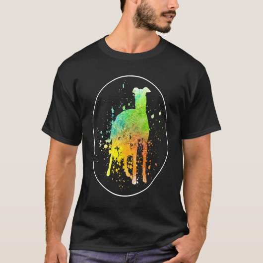 T-shirt Greyhound Vintage (Devant)