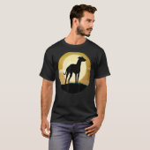 T-shirt Greyhound Windhound Retro (Devant entier)