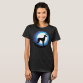 T-shirt Greyhound Windhound Retro (Devant entier)