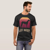 T-shirt Greyhound Windhound Retro 2 (Devant entier)