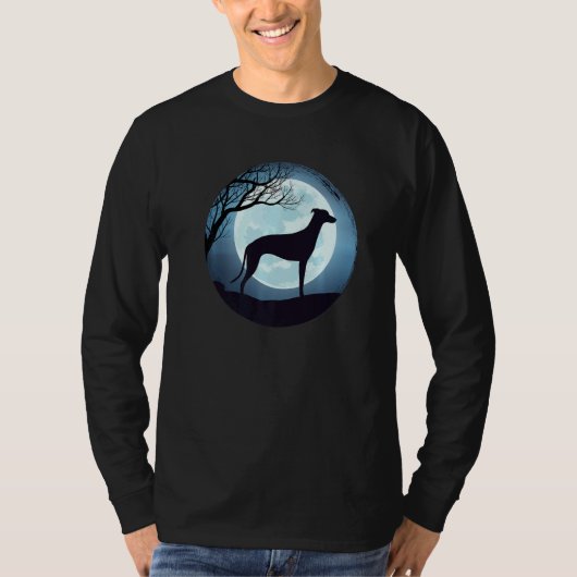 T-shirt Greyhound Windhound Retro 21 (Devant)
