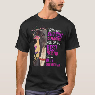 T-shirt Greyhounds Sont Une Fille Meilleur Ami Chien Mama