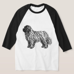 T-shirt Gribouillage Terre-Neuve