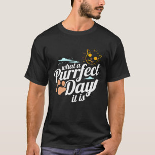 T-shirt Griffe de chat ensoleillée pour une journée parfai