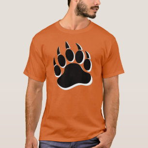 T-shirt Griffe d'ours gay Noir et Blanc effet 3D
