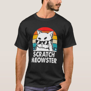 T-shirt Griffe Meowster Chat Humour Chatons Blague Maman