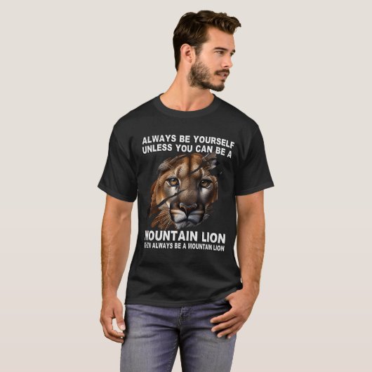 T-shirt Griffes Égratignant Déchirant Couguar Lion de Mont (Devant entier)