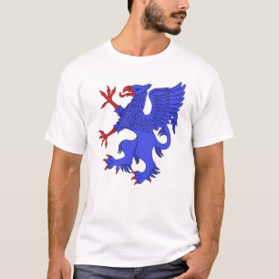 T-shirt Griffin Rampant Azur