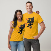 T-shirt Griffin rampant de sable (Unisexe)