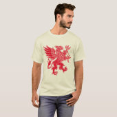 T-shirt Griffin - Rouge (Devant entier)