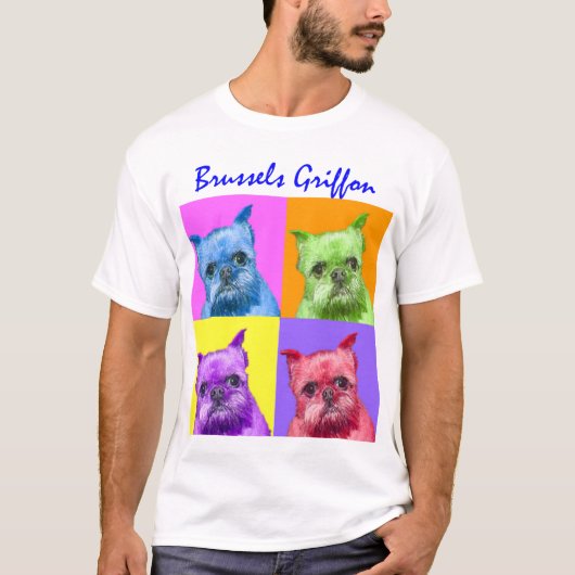 T-shirt Griffon de beaucoup de couleurs (Devant)