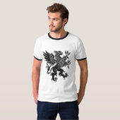 T-Shirt Griffon - Noir et Blanc (Devant entier)