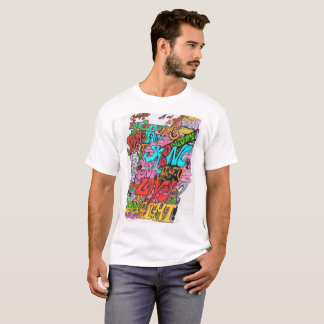 T-shirt griffonnage
