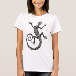 T-shirt Griffonnage de lézard ou de salamandre