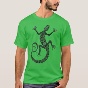 T-shirt Griffonnage de lézard ou de salamandre