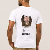 T-shirt Griffonnage-Protestation - customisée (Dos)