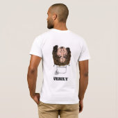 T-shirt Griffonnage-Protestation - customisée (Dos entier)