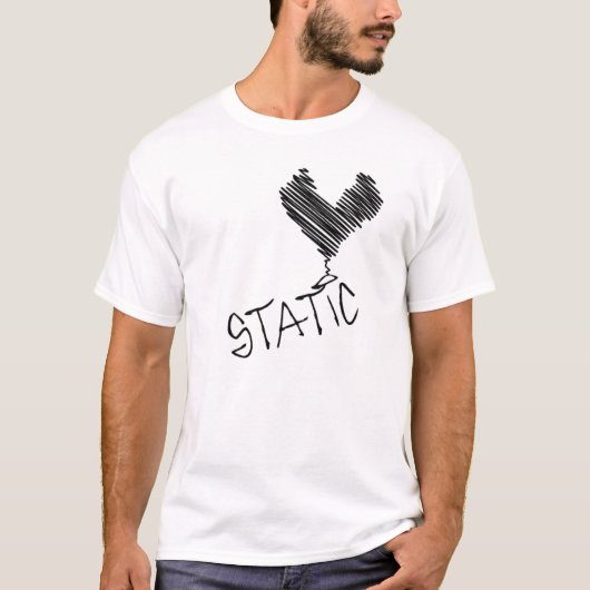 T-shirt "Griffonnage" statique T (Devant)