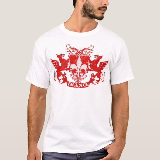 T-shirt Griffons de transe rouges (Devant)