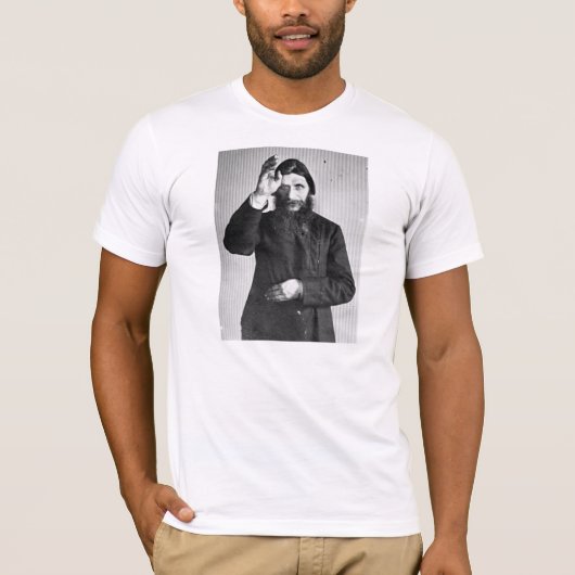 T-shirt Grigori mystique russe Yefimovich Rasputin (Devant)