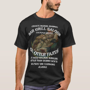 T-SHIRT GRILL DE MAMMIFÈRES MARINS CURTISS CRAIG CULPEPER 