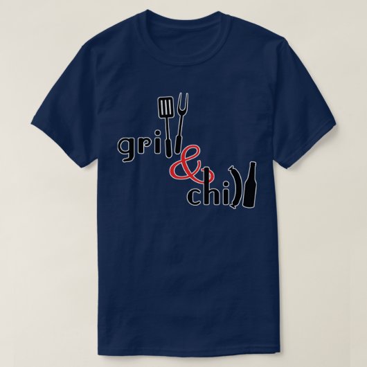 T-shirt Grill et chili (Design devant)