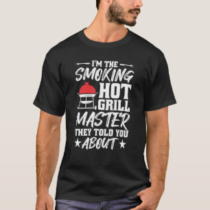 T-shirt Grill Fumer Master Grilling Barbecue