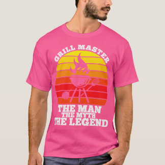T-shirt grill maître l'homme la légende