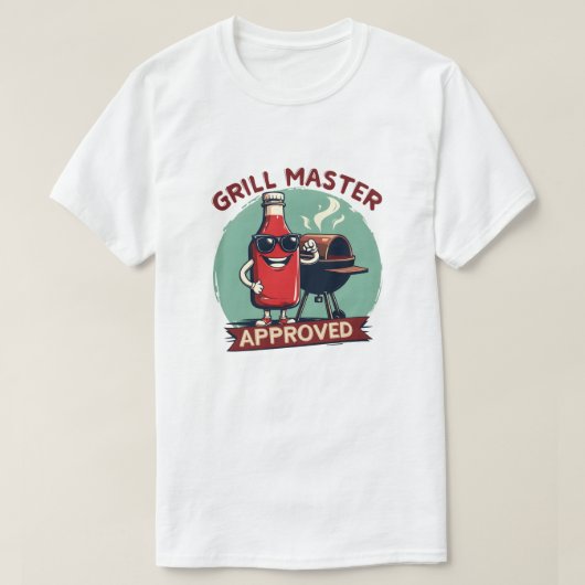 T-shirt Grill Master Approuvé (Design devant)