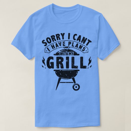 T-shirt Grill Master BBBQ Fumeur Grill (Design devant)