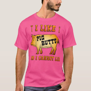 T-shirt Grill Master J'Aime Les Boutons De Cochon Et Je Ne