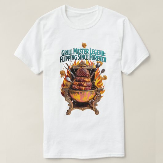 T-shirt Grill Master Legend T Shirt  (Design devant)
