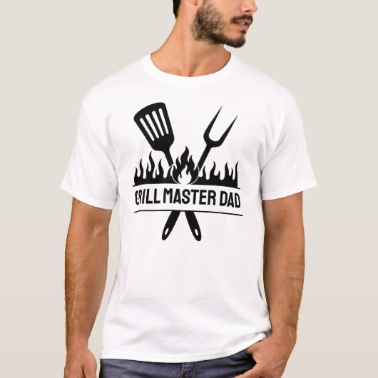 T-shirt Grill Master Papa (Devant)