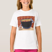 T-shirt Grillades au barbecue avec des tongues et des broc (Devant)
