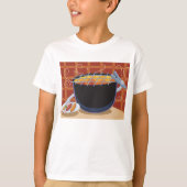 T-shirt Grillades au barbecue avec des tongues et des broc (Devant)