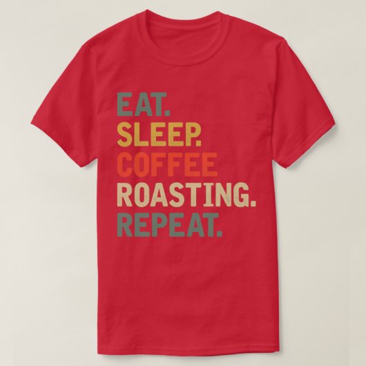 T-shirt Grillage de café (Design devant)