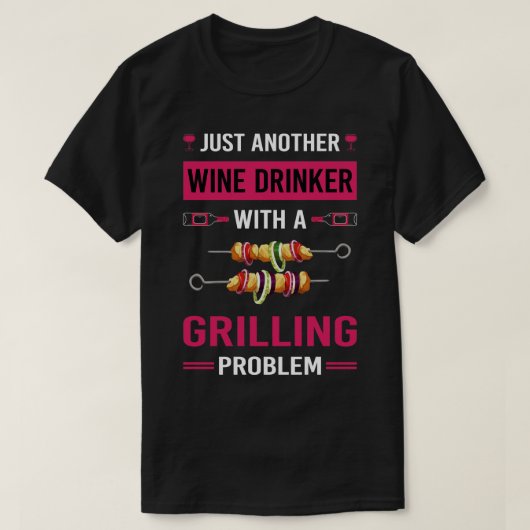 T-shirt Grillage de l'alcool (Design devant)