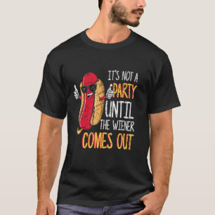 T-shirt Grillage Vintage Hot Dog