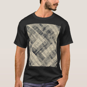 T-shirt Grille de mosaïque diagonale : Carreau géométrique