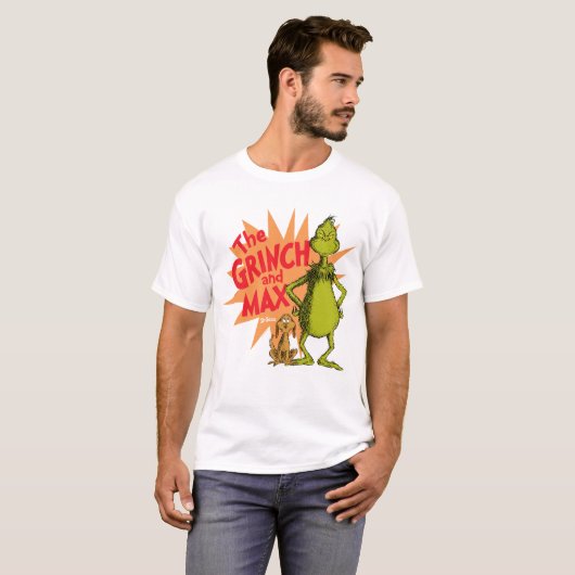 T-shirt Grille | Grinch & Max Starburst (Devant entier)