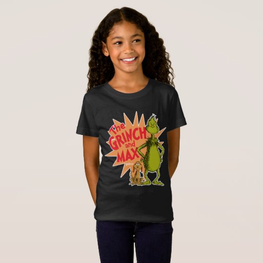 T-Shirt Grille | Grinch & Max Starburst (Devant entier)
