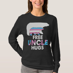 T-shirt Grille Lgbt de l'ours arc-en-ciel transgenre