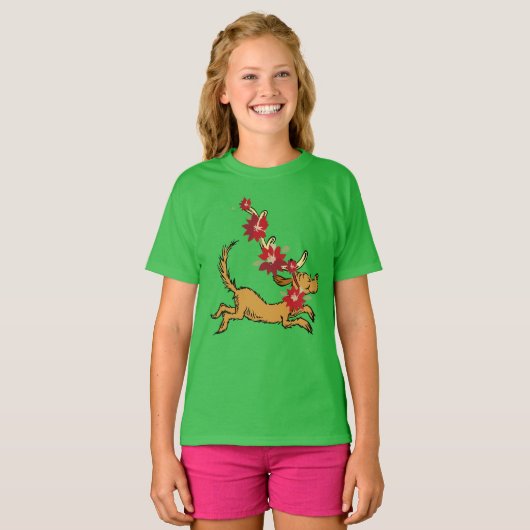 T-shirt Grille | Max Christmas Pointsettia (Devant entier)
