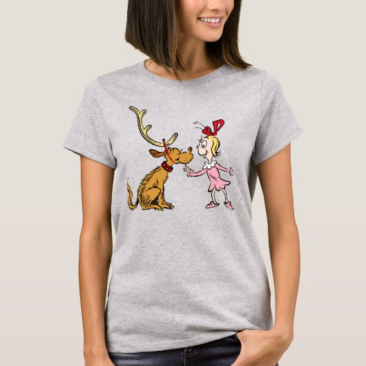 T-shirt Grille | Max & Cindy Lou Qui (Devant)