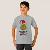 T-shirt Grille | Naughty et Nice (Devant entier)