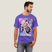 T-shirt Grille noire - Kandinsky (Devant entier)